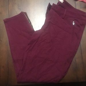 Maroon dress pant